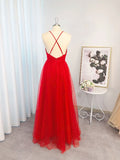A-Line/Princess Chiffon Ruffles Spaghetti Straps Sleeveless Floor-Length Dresses TPP0004670