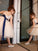 A-Line/Princess Tulle Sash/Ribbon/Belt Scoop Short Sleeves Knee-Length Flower Girl Dresses TPP0007482