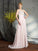 A-Line/Princess Bateau Applique Sleeveless Long Chiffon Mother of the Bride Dresses TPP0007443