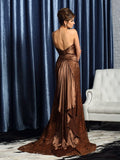 Sheath/Column Strapless Sleeveless Long Silk like Satin Mother of the Bride Dresses TPP0007284