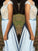 A-Line/Princess Chiffon Sheer Neck Sleeveless Sweep/Brush Train Applique Dresses TPP0004718