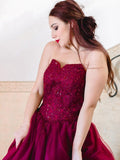 Ball Gown Applique Sweetheart Tulle Sleeveless Floor-Length Dresses TPP0004492