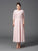 A-Line/Princess Jewel Lace Sleeveless Long Chiffon Mother of the Bride Dresses TPP0007262