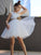 A-Line/Princess Tulle Lace Scoop Sleeveless Knee-Length Flower Girl Dresses TPP0007480