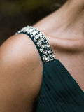 A-Line/Princess Chiffon Beading V-neck Sleeveless Floor-Length Dresses TPP0004702