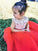 A-Line/Princess Tulle Lace Scoop Sleeveless Tea-Length Flower Girl Dresses TPP0007489