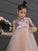 A-Line/Princess Tulle Bowknot Scoop Sleeveless Tea-Length Flower Girl Dresses TPP0007463