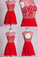 Red Short Homecoming Dresses Homecoming Gown Party Dress Sparkle Prom Gown