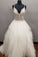 Ivory V Neck Tulle Long Spaghetti Straps Beads Asymmetrical Cheap Prom Dresses uk PW220