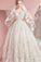 Sweetheart Ball Gown Sleeveless White Tulle Appliques Sweep Train Wedding Dresses